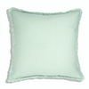 Cushion Cover Leopold Aqua Light with Rombe (50x50cm) by Gaya Alegria