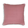 Cushion Cover Leopold Wine with Rombe (50x50cm) by Gaya Alegria