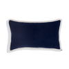Cotton Cushion Cover Leopold Dark Navy (30x50cm) by Gaya Alegria