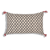 Handmade Cotton Cushion Cover New Sarah Pink (30x50cm) by Gaya Alegria