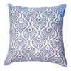 Eco-friendly Cotton Cushion Cover Pavo Stone Blue (65x65cm) - Gaya Alegria