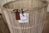 NOW 65% OFF!!! - Handmade Rattan Basket - Padgett White Washed / leather Handles (2 sizes) - Gaya Alegria