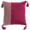 Cushion Cover - Crochet Beet red slim (M/45X45cm) | Gaya Alegria 