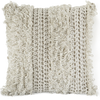 Cushion Cover - Crocheted Curly Natural (50x50cm) - Gaya Alegria
