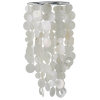 Chime Chandelier- White Capiz (Large) | Gaya Alegria 
