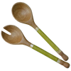Citrus Capiz & Durian Wood Salad Servers - small | Gaya Alegria 