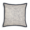 Handmade Cotton Cushion Cover Semut Blue (50x50cm) by Gaya Alegria
