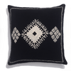 Raw Cotton Cushion Cover Sulae Black (50x50cm) - Gaya Alegria
