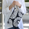 Black Flower - Envelope Bag