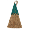 Handmade Vetiver Tassel with Teal Beads  - Gaya Alegria