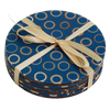 Dark navy bamboo inlaid coaster - set of 4 | Gaya Alegria 