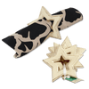 NOW 60% OFF - Napkin Ring - Cream Star (set of 4)