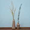Natural Suar Wooden Vase Long (7D x 19cm) - Gaya Alegria