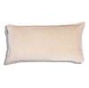 Velvet Cushion Cover Baldu Warm Ivory (30 x 60 cm) - Gaya Alegria