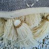 Bed Runner - Jumbaia Grey with Tassels (100% Raw Cotton - 65 x 220cm)