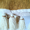 Handmade Cotton Throw Akiko Mustard (130 x 210cm) - Gaya Alegria