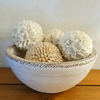 Decor Bowl - white washed - Gaya Alegria