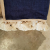 Handmade Cotton Throw Hella Dark Navy (240 x 126 cm) - Gaya Alegria