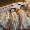 Handmade Cotton Throw Hina Forest Green (130 x 220cm) - Gaya Alegria