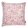 Cotton Block Printed Cushion Cover - Zuri Plum (45x45cm) by Gaya Alegria