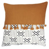 Cotton Block Printed Cushion Cover -  Zeppe Turmeric (45x45cm) by Gaya Alegria