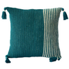Cushion Cover - Crochet teal slim (M/45x45cm) | Gaya Alegria 