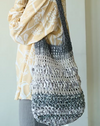 Blue mix Crocheted Shoulder Bag | Gaya Alegria 