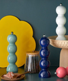Salt / Pepper Mill Grinder - Dark Navy lacquer - Gaya Alegria