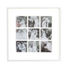 Photo Frame - Nine Aperture Frame White- Gaya Alegria