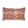 Handmade Cotton Cushion Cover Seaweed Blush (30x50cm) by Gaya Alegria