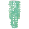 Chime Chandelier- Turquoise Capiz (Large) | Gaya Alegria 