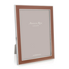 NOW 30% OFF!!! Photo Frame Terracotta Lacquer & Silver Frame - Gaya Alegria