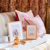 Photo Frame White Finish & Adler Wood Frame - Gaya Alegria