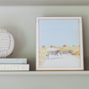 Photo Frame White Lacquer & Gold Frame - Gaya Alegria